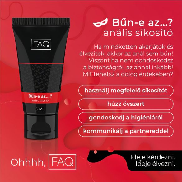 FAQ - Czy to grzech...? żel nawilżający analny (50ml)