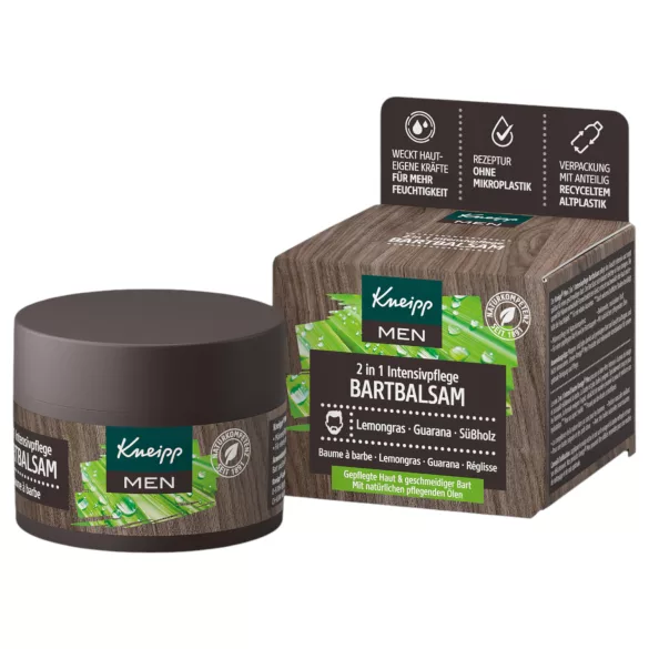 Kneipp MEN - 2w1 Intensywnie pielęgnujący balsam do brody (50ml)