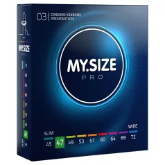   My.Size PRO - prezerwatywy o indywidualnym rozmiarze - 47 mm (3 szt.)