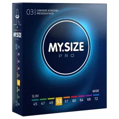   My.Size PRO - prezerwatywy o indywidualnym rozmiarze - 53 mm (3 szt.)