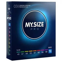   My.Size PRO - prezerwatywy o indywidualnym rozmiarze - 72 mm (3 szt.)