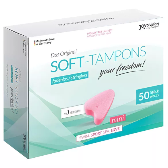 Joydivision Soft-Tampons mini - tampony bezsznurkowe (50 szt.)