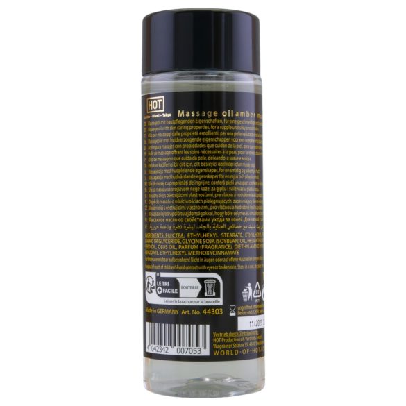 HOT - olejek do masażu - pielęgnacja skóry - bursztyn i piżmo - 100ml