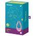 Satisfyer - wibrator dla par - wielofunkcyjny - silikon różowy