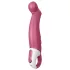 Satisfyer Petting Hippo - wibrator ładowany USB - wodoodporny - różowy