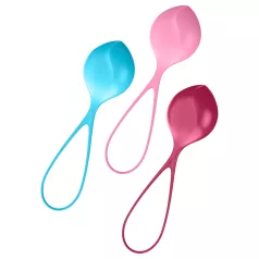 Satisfyer - kulki gejszy - zestaw 3 sztuki - silikon