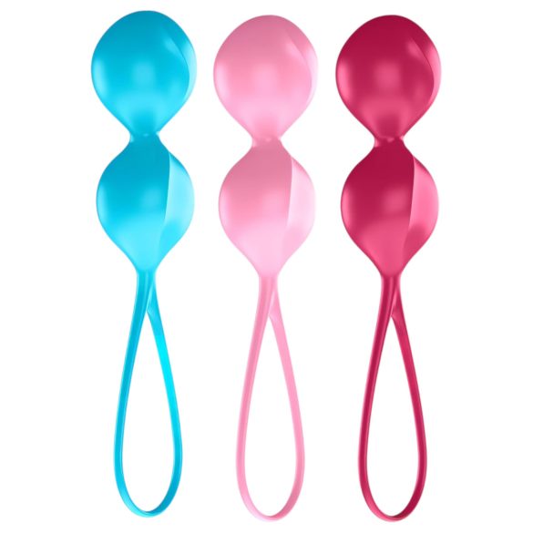 Satisfyer V Balls - kulki gejszy - zestaw 3-częściowy