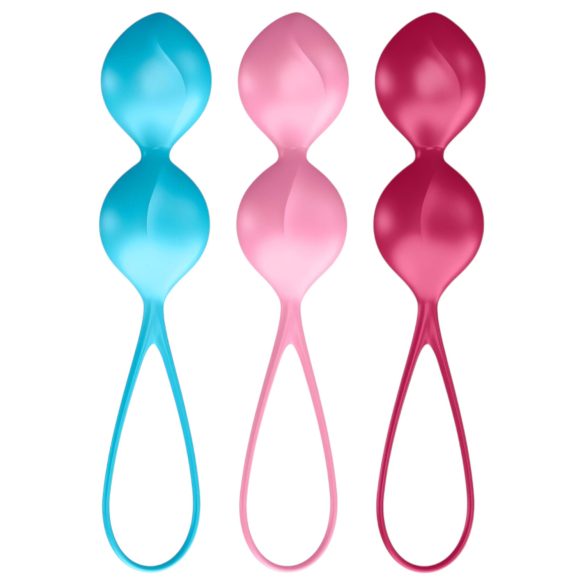 Satisfyer V Balls - kulki gejszy - zestaw 3-częściowy