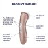 Satisfyer Pro 2+ - akumulatorowy masażer łechtaczki (brązowy)