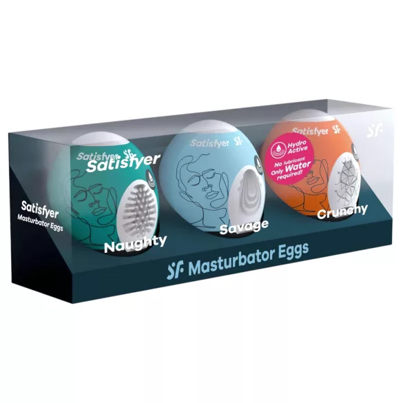 Satisfyer Egg NSC - masturbator jajko - zestaw 3 szt.