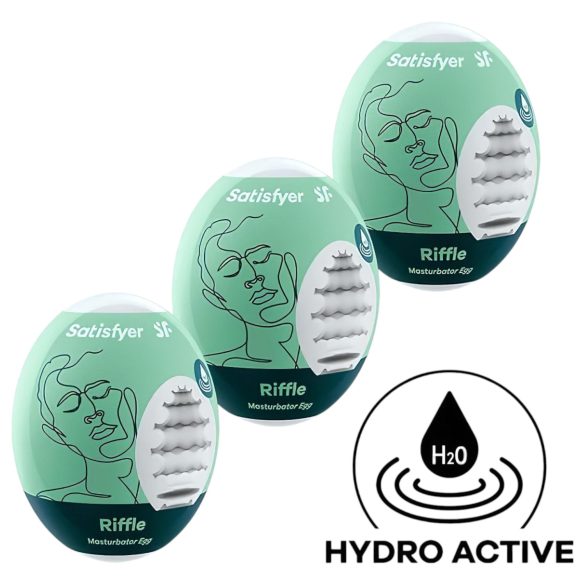 Satisfyer Egg Riffle - masturbator jajko - zestaw 3 sztuki