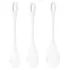 Satisfyer Yoni Power 1 - kulki gejszy - zestaw 3 sztuki - białe
