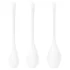 Satisfyer Yoni Power 1 - kulki gejszy - zestaw 3 sztuki - białe