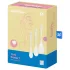 Satisfyer Yoni Power 1 - kulki gejszy - zestaw 3 sztuki - białe
