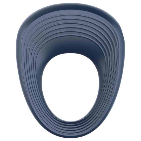Satisfyer Power Ring - wibrujący pierścień na penisa wodoodporny szary
