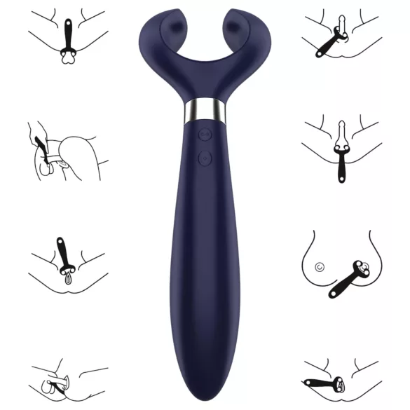 Satisfyer Endless Fun - wibrator dla par - wodoodporny, akumulator, niebieski