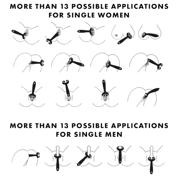 Satisfyer Endless Fun - wibrator dla par - wodoodporny, akumulator, niebieski