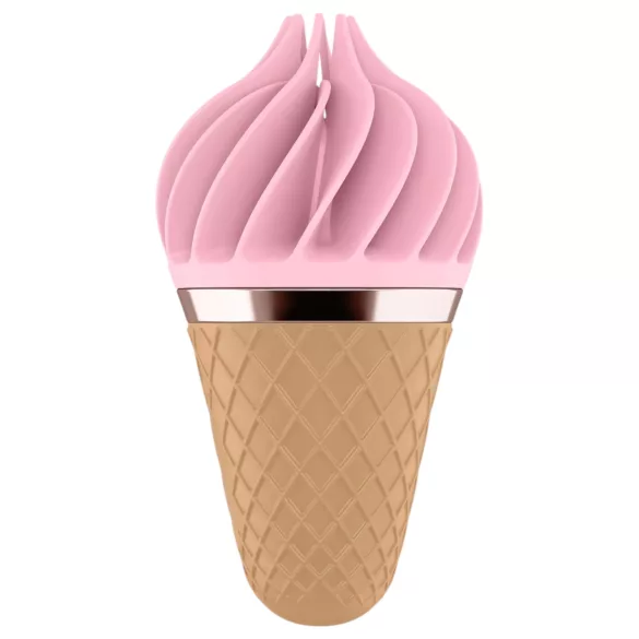 Satisfyer Sweet Treat - wibrator łechtaczkowy akumulatorowy, obrotowy (różowo-brązowy)