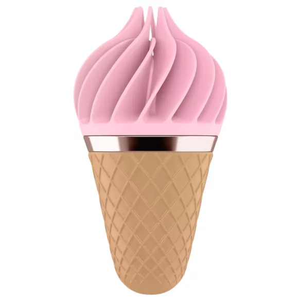 Satisfyer Sweet Treat - wibrator łechtaczkowy akumulatorowy, obrotowy (różowo-brązowy)
