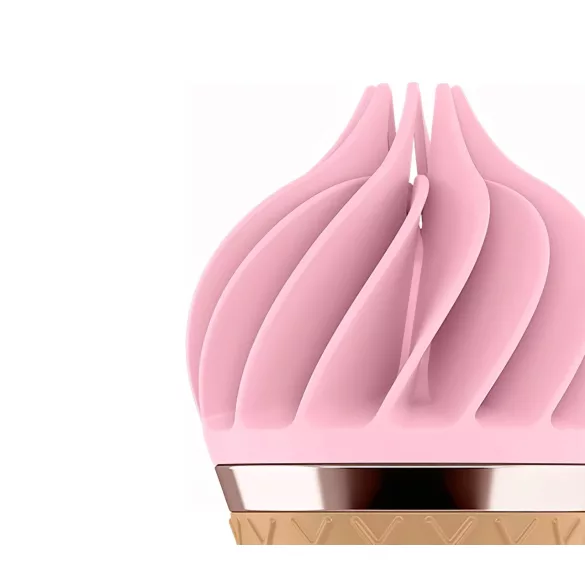 Satisfyer Sweet Treat - wibrator łechtaczkowy akumulatorowy, obrotowy (różowo-brązowy)
