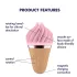 Satisfyer Sweet Treat - wibrator łechtaczkowy akumulatorowy, obrotowy (różowo-brązowy)