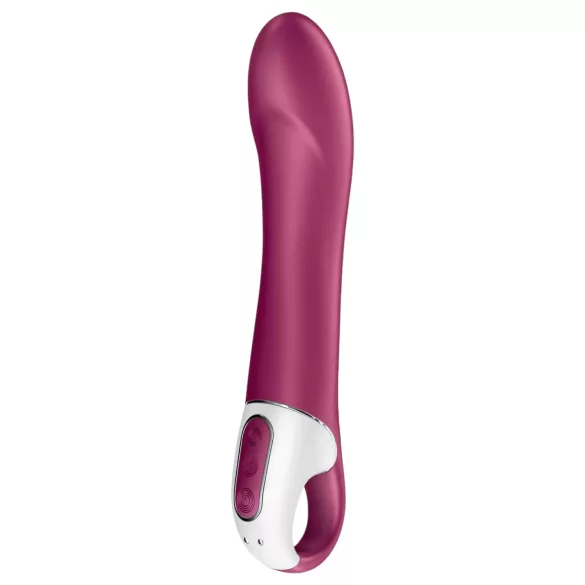 Satisfyer Big Heat - wibrator łechtaczkowo-punktu G z podgrzewaniem, akumulatorowy (czerwony)