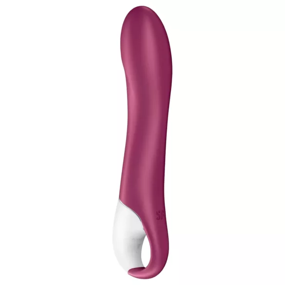Satisfyer Big Heat - wibrator łechtaczkowo-punktu G z podgrzewaniem, akumulatorowy (czerwony)