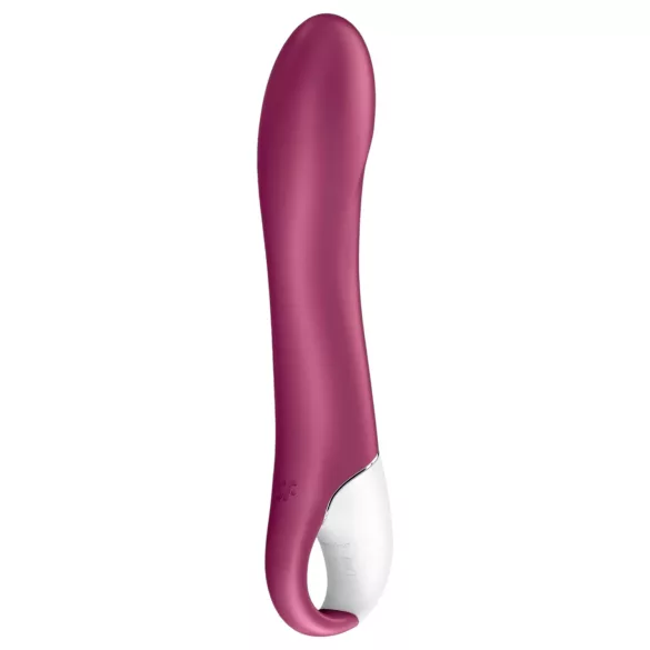 Satisfyer Big Heat - wibrator łechtaczkowo-punktu G z podgrzewaniem, akumulatorowy (czerwony)