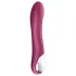 Satisfyer Big Heat - wibrator łechtaczkowo-punktu G z podgrzewaniem, akumulatorowy (czerwony)