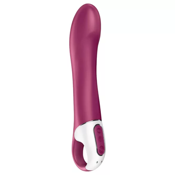 Satisfyer Big Heat - wibrator łechtaczkowo-punktu G z podgrzewaniem, akumulatorowy (czerwony)