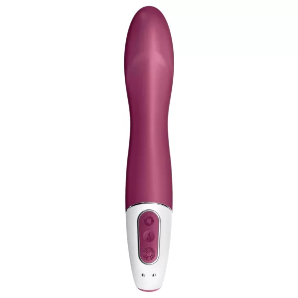 Satisfyer Big Heat - wibrator łechtaczkowo-punktu G z podgrzewaniem, akumulatorowy (czerwony)