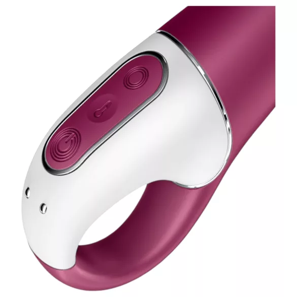 Satisfyer Hot Spot - wibrator do punktu G podgrzewany akumulatorowy czerwony