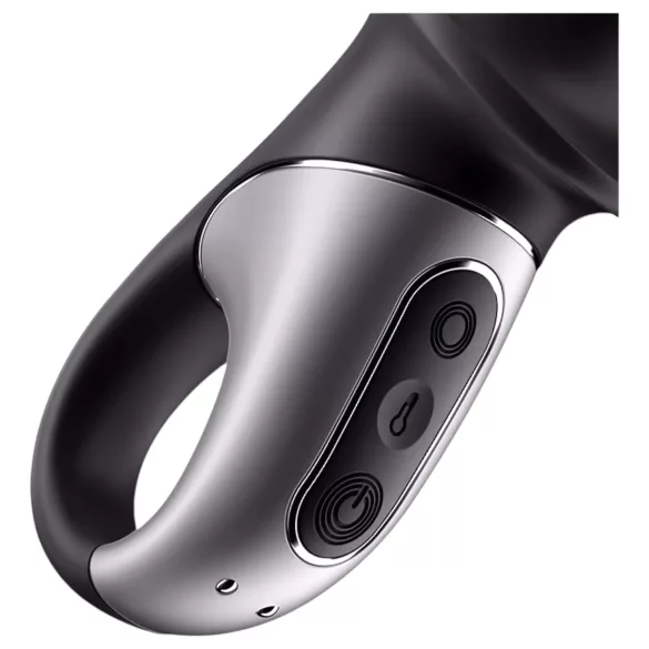 Satisfyer Hot Passion - Sterowany aplikacją rozgrzewający wibrator analny (czarny)