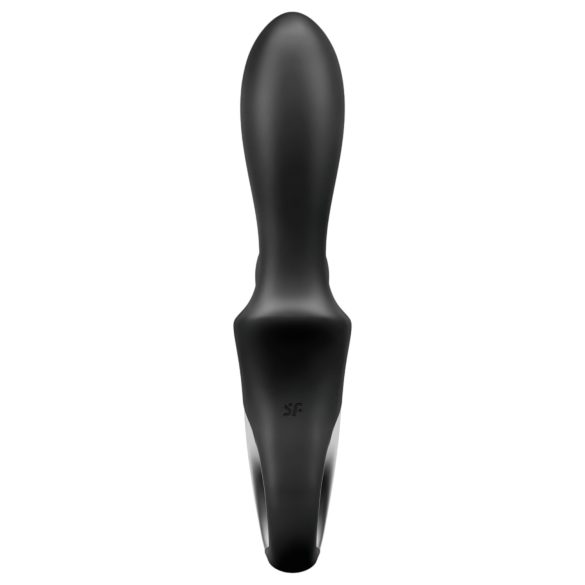 Satisfyer Heat Climax+ - wibrujący analny masażer z podgrzewaniem - czarny
