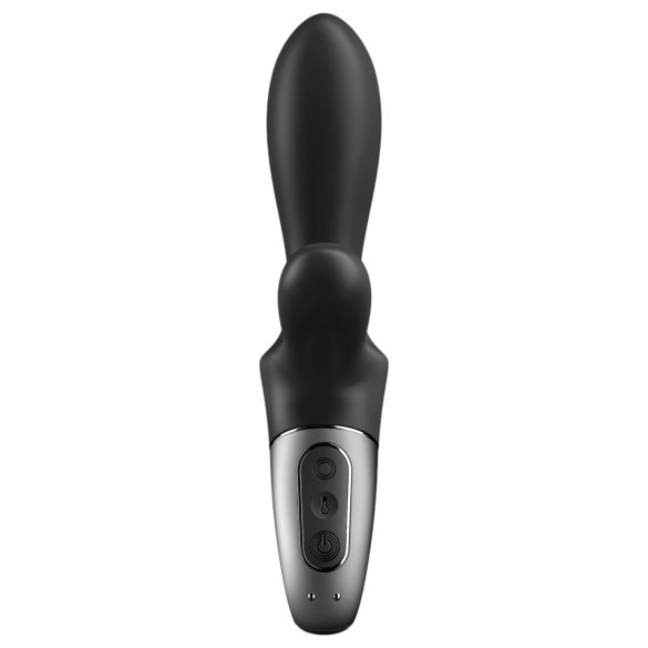 Satisfyer Heat Climax+ - wibrujący analny masażer z podgrzewaniem - czarny