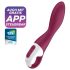 Satisfyer Heated Thrill - inteligentny ogrzewany wibrator (czerwony)