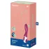 Satisfyer Heated Thrill - wibrator rozgrzewający sterowany aplikacją (czerwony)