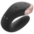 Satisfyer Double Love - inteligentny, radiowy wibrator dla par (czarny)