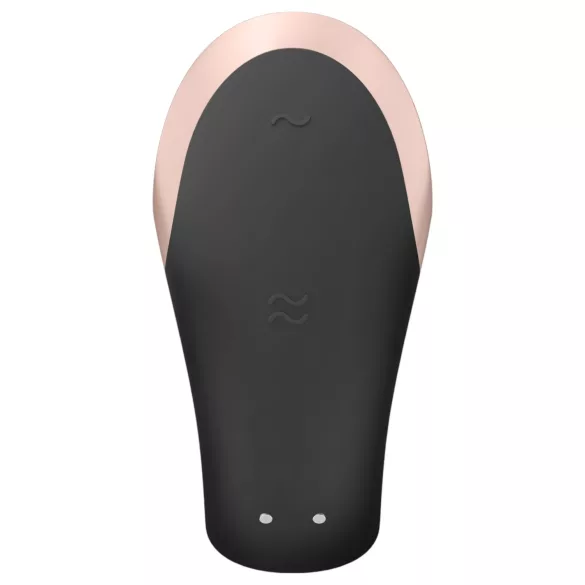 Satisfyer Double Love - wibrator dla par sterowany aplikacją i pilotem (czarny)