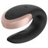 Satisfyer Double Love - inteligentny, radiowy wibrator dla par (czarny)