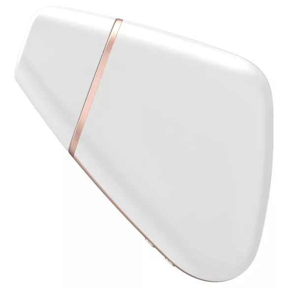 Satisfyer Love Triangle - sterowany aplikacją stymulator łechtaczki z falami powietrza (biały)