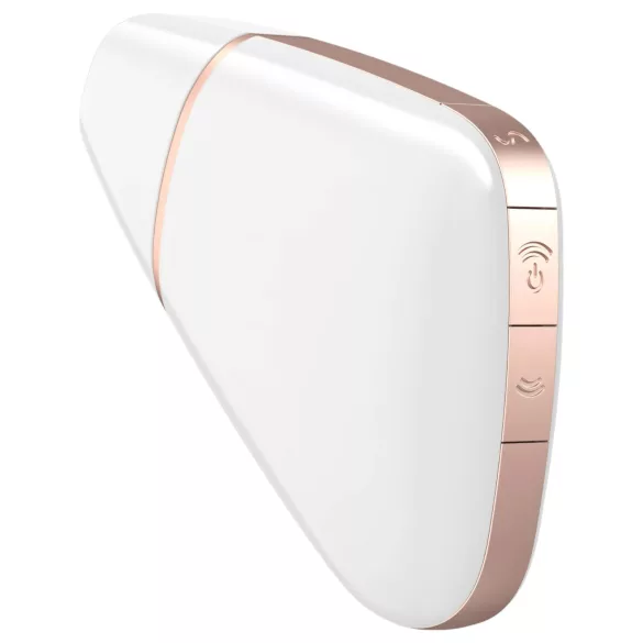 Satisfyer Love Triangle - sterowany aplikacją stymulator łechtaczki z falami powietrza (biały)