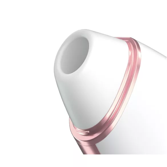 Satisfyer Love Triangle - sterowany aplikacją stymulator łechtaczki z falami powietrza (biały)