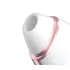 Satisfyer Love Triangle - sterowany aplikacją stymulator łechtaczki z falami powietrza (biały)