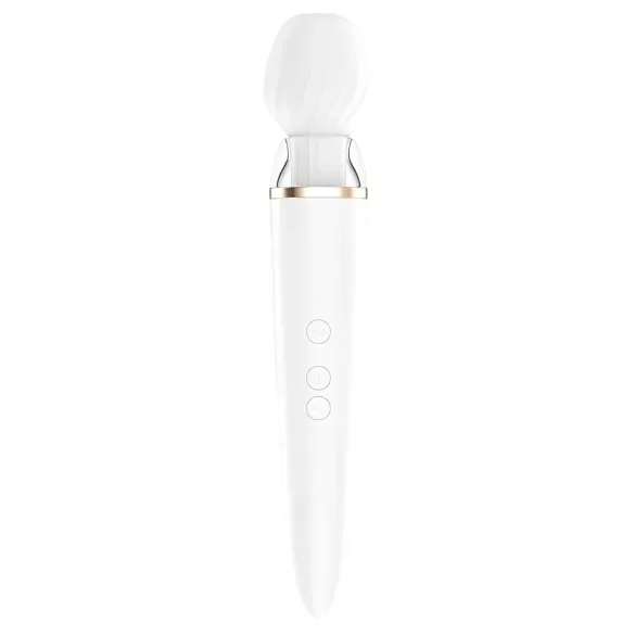 Satisfyer Double Wand-er - masażer wibrator sterowany aplikacją - biały