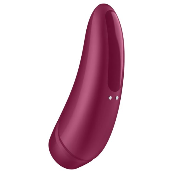 Satisfyer Curvy 1+ - stymulator łechtaczki falami powietrza - czerwony