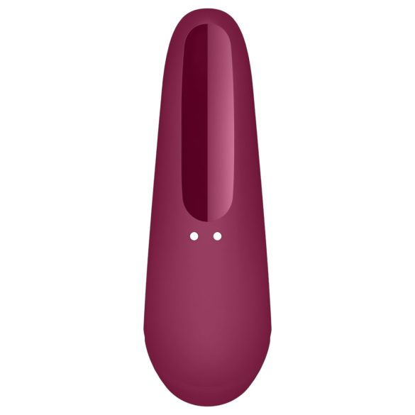 Satisfyer Curvy 1+ - stymulator łechtaczki falami powietrza - czerwony
