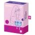 Satisfyer Feel Good - silikonowy zestaw kubeczków menstruacyjnych (niebieski, 2 szt.)