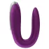 Satisfyer Double Fun - wibrator dla par sterowany aplikacją (fioletowy)
