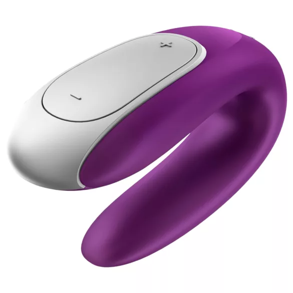 Satisfyer Double Fun - wibrator dla par sterowany aplikacją (fioletowy)